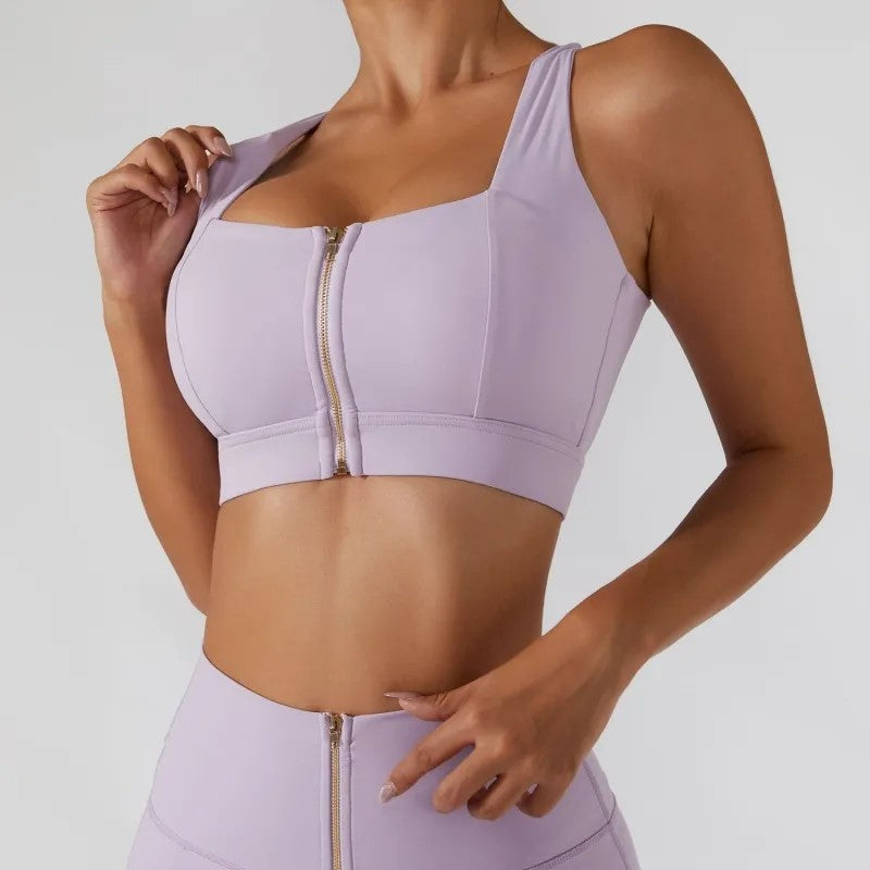 Nika Zip Sports Bra