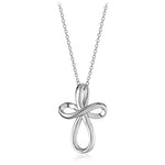 Load image into Gallery viewer, Simple Cross Hanging Clavicle Chain Necklace
