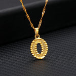 Load image into Gallery viewer, Initial Letters Gold-Plated Pendant Necklace
