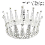 Load image into Gallery viewer, Alloy Hollow Diamond Crown Hair Accessories
