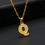 Load image into Gallery viewer, Initial Letters Gold-Plated Pendant Necklace
