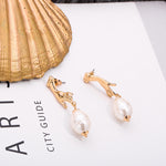 Load image into Gallery viewer, Women  Fashion Trend Exaggerated Hand Long Drop  Earrings
