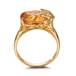 Load image into Gallery viewer, Engagement Ring Citrine Gemstone Ring
