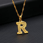 Load image into Gallery viewer, Initial Letters Gold-Plated Pendant Necklace
