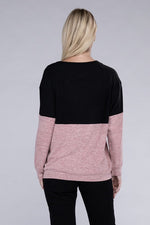 Load image into Gallery viewer, Lace Up V Neck Long Sleeve Top
