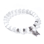 Load image into Gallery viewer, Lovely White Beads Charm Bracelet
