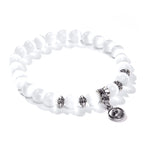 Load image into Gallery viewer, Lovely White Beads Charm Bracelet
