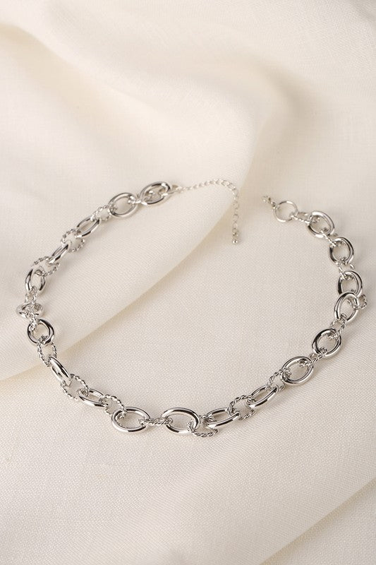 Giana Silver Bold Chain Necklace