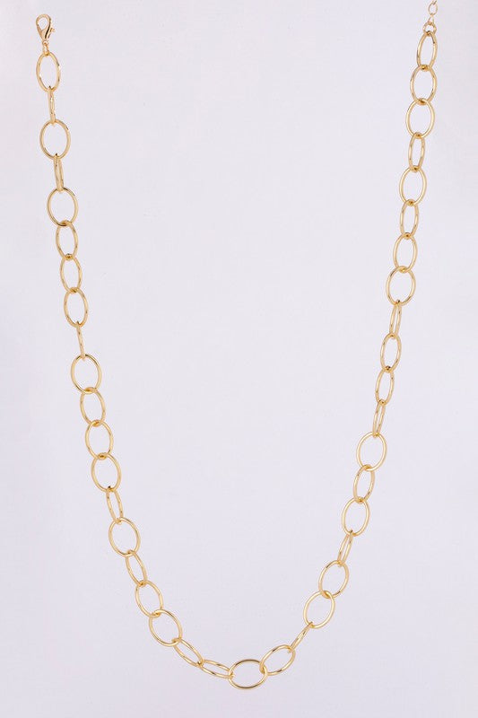 Imani Gold Chain Bracelet and Necklace Set