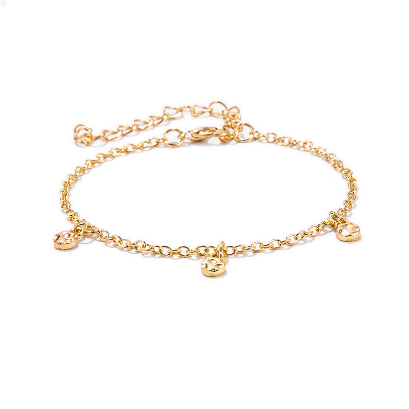 Arrows and Circles Chain Bracelet