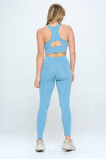 Load image into Gallery viewer, 2 Piece Activewear Set with Cut-Out Detail
