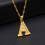 Load image into Gallery viewer, Initial Letters Gold-Plated Pendant Necklace
