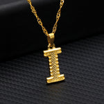 Load image into Gallery viewer, Initial Letters Gold-Plated Pendant Necklace
