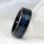 Load image into Gallery viewer, Crown Love Sapphire Dark Ring
