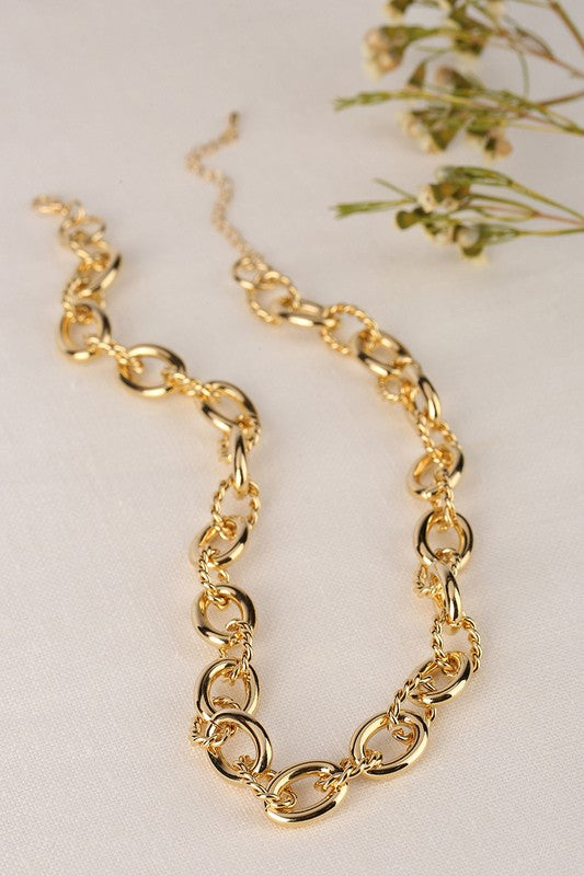 Demi Gold Bold Chain Necklace