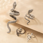 Load image into Gallery viewer, Collection of Snake Print Rings
