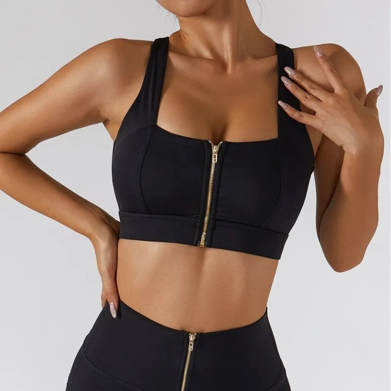 Nika Zip Sports Bra