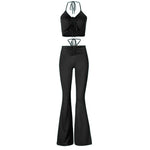 Load image into Gallery viewer, Lily Two-piece Wide-leg Pants Set
