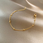 Load image into Gallery viewer, Alexia Gold Double-Layer Bracelet
