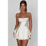 Load image into Gallery viewer, Amiri Criss cross Open Back Mini Dress
