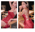 Load image into Gallery viewer, Chloe Backless String Side Tie Dress
