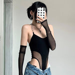 Load image into Gallery viewer, Madelyn Mesh Panels Bodysuit
