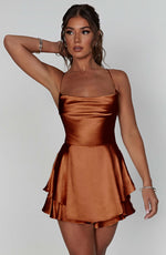 Load image into Gallery viewer, Amiri Criss cross Open Back Mini Dress
