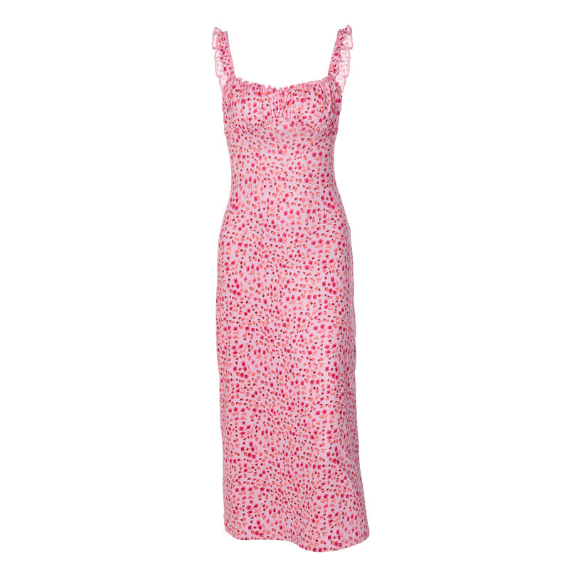 Selene Pink Floral Dress