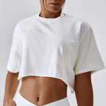 Load image into Gallery viewer, Becca Sports Cropped Tee Shirt
