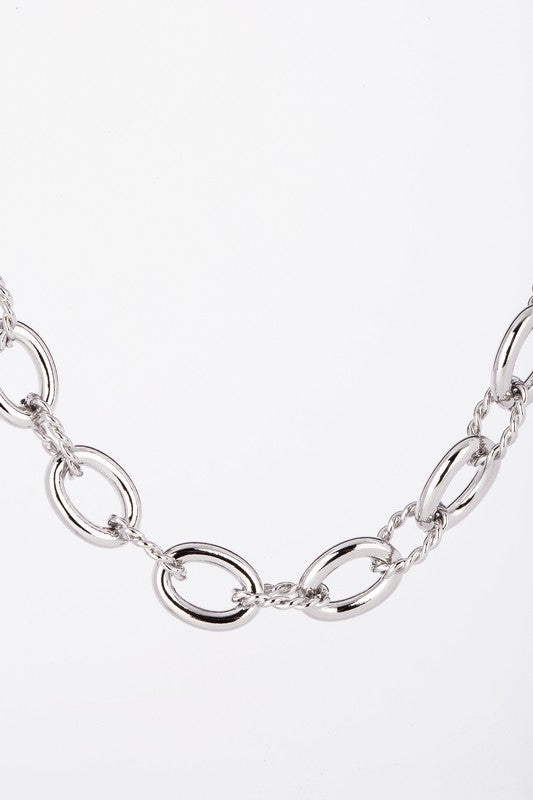 Giana Silver Bold Chain Necklace