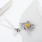 Load image into Gallery viewer, Silver Butterfly  Keepsake Memorial Necklace
