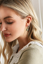 Load image into Gallery viewer, Tiana Dangle Gem Stone Earring Set
