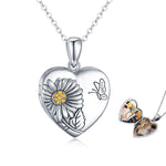 Load image into Gallery viewer, Silver Celtic Tree of Life Sunflower  Necklace
