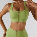 Load image into Gallery viewer, Nika Zip Sports Bra
