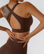 Load image into Gallery viewer, Nika Zip Sports Bra
