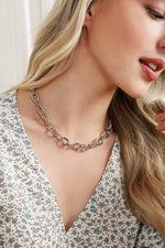 Load image into Gallery viewer, Giana Silver Bold Chain Necklace
