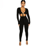 Load image into Gallery viewer, Long-sleeved Skinny Jumpsuit
