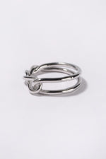 Load image into Gallery viewer, Naya Silver Twisted Loop Ring
