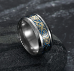 Load image into Gallery viewer, Asgard Crafted Basilisk Scale Ring
