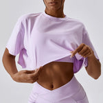 Load image into Gallery viewer, Becca Sports Cropped Tee Shirt
