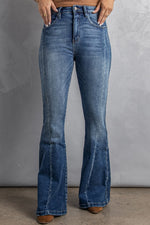 Load image into Gallery viewer, Nika High Waist Flare Jeans with Pockets
