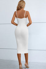 Load image into Gallery viewer, Cutout Spaghetti Strap Bodycon Dress
