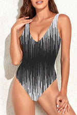 Load image into Gallery viewer, V-Neck Backless One-Piece Swimsuit
