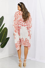 Load image into Gallery viewer, Floral Side Slit Cover Up
