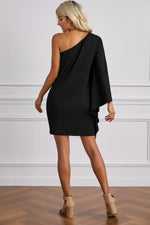 Load image into Gallery viewer, One Shoulder Statement Dress
