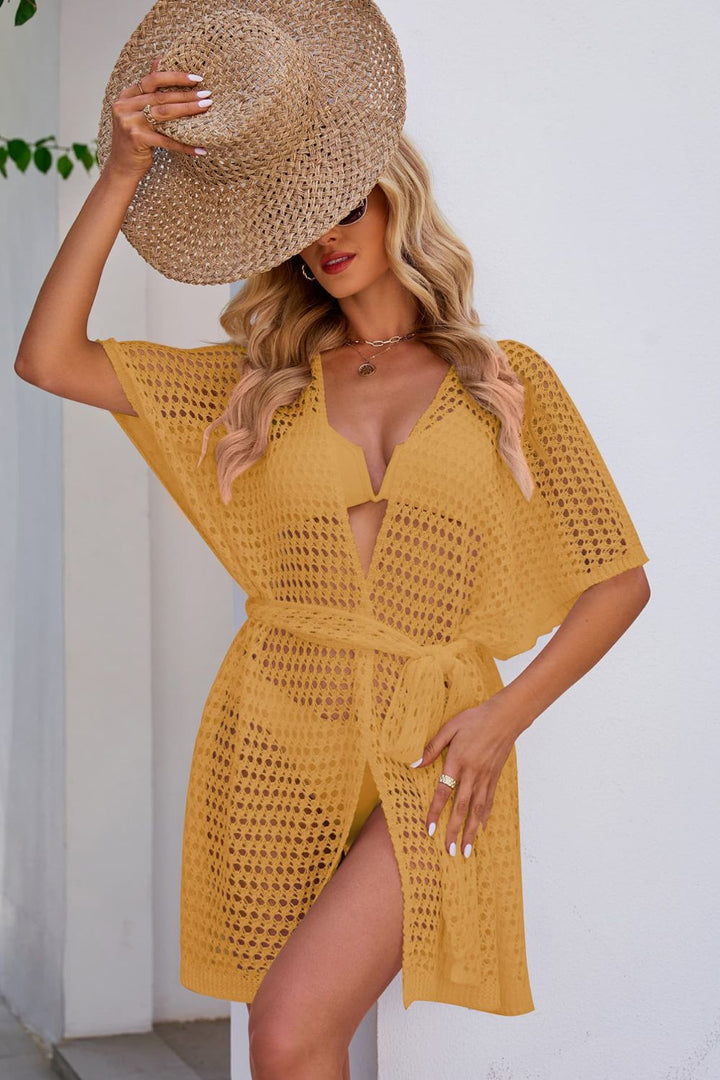 Lux Tie Waist Cover Up