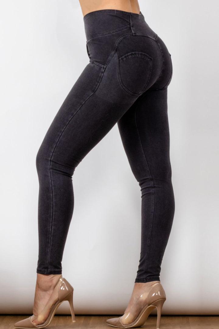 High Waist Skinny Long Jeans