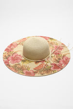 Load image into Gallery viewer, Justin Taylor Floral Bow Detail Sunhat
