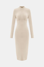 Load image into Gallery viewer, Zip Up Cutout Drawstring Detail Dress
