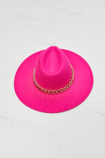 Load image into Gallery viewer, Fame Keep Your Promise Fedora Hat in Pink
